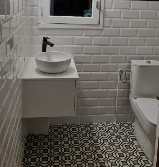 Rénovation d'un toilette et son lave main