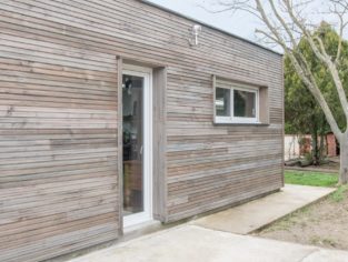 Extension ossature bois pou y introduire introduire une chambre