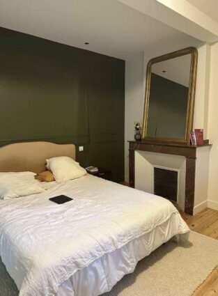Rénovation d’une chambre avec cheminée proche de Toulouse